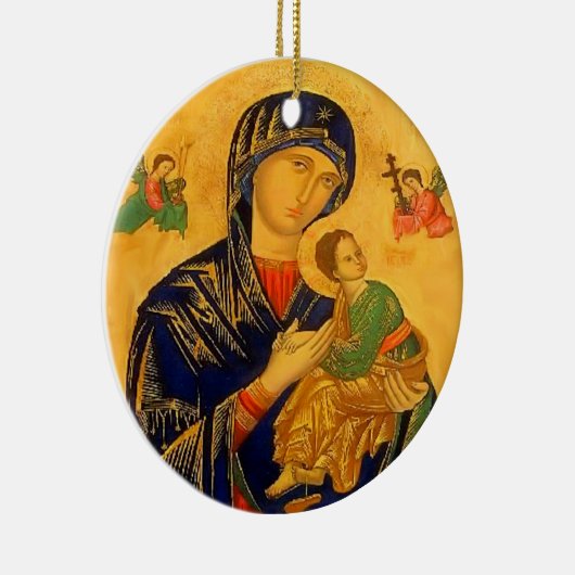 Unsere Mutter der ständigen Hilfe Keramik Ornament (Rechts)