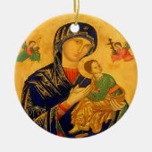 Unsere Mutter der ständigen Hilfe Keramik Ornament (Vorne)