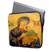 Unsere Mutter der ständigen Hilfe Laptopschutzhülle (Vorderseite Links)