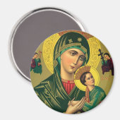 Unsere Mutter der ständigen Hilfe Magnet (Vorderseite/Rückseite)