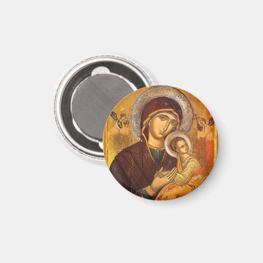 Unsere Mutter der ständigen Hilfe Magnet (Vorderseite/Rückseite)