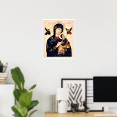 Unsere Mutter der ständigen Hilfe Poster (Heimbüro)