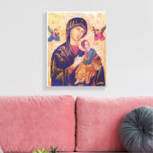 Unsere Mutter der ständigen Hilfe Symbol. Leinwanddruck (Insitu (Wohnzimmer))