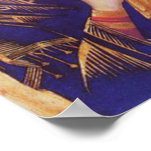 Unsere Mutter der ständigen Hilfe Symbol. Poster (Ecke)