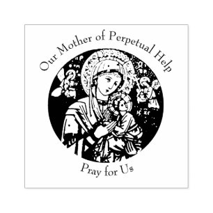 Unsere Mutter der unaufhörlichen Hilfe Gummistempel