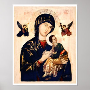 Unsere Mutter der unaufhörlichen Hilfe Poster