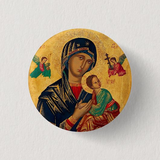 Unsere Mutter des ständigen Nachfolgers Button (Vorderseite)