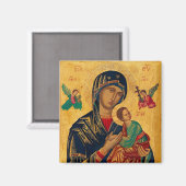 Unsere Mutter des ständigen Nachfolgers Magnet (Vorderseite/Rückseite)