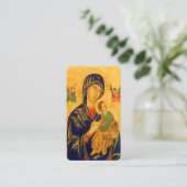 Unsere Mutter, die ständig Hilfe mit dem Gebet hat Begleitkarte (Stehend Vorderseite)