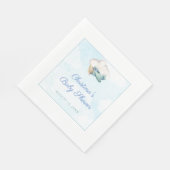 Unsere nächste Adventure Travel Theme Baby Dusche Serviette (Ecke)