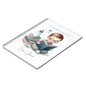 Unsere nächste Kapitel-Baby-Dusche Notizblock (Linke Seite)