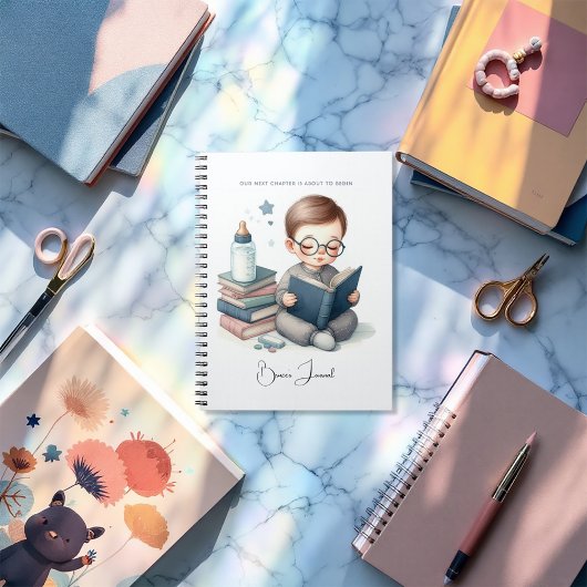 Unsere nächste Kapitel-Baby-Dusche Notizblock