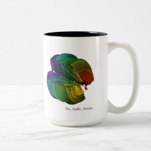 Unsere Nadeln modulieren Zweifarbige Tasse