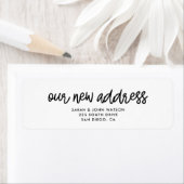 Unsere neue Adresse einfache bewegliche Rücksendea (Insitu)