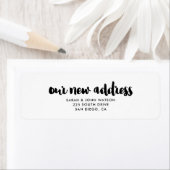 Unsere neue Adresse in bewegter Rücksendeadresse (Insitu)