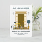 Unsere neue Adresse l New Zuhause Living weved Mov Ankündigung (Stehend Vorderseite)