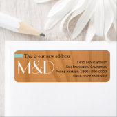 unsere neue Adresse, monogramm (Insitu)