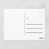 Unsere neue Adresse Weiß und Gold Moving Ankündigu Postkarte (Rückseite)