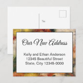 Unsere neue Ankündigung über den Floral Moving Postkarte (Vorne/Hinten)