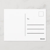 Unsere neue Ankündigung über den Floral Moving Postkarte (Rückseite)