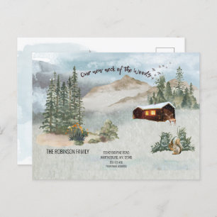 Unsere neue Ankündigung zum Woods Deer Moving Postkarte