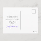 Unsere neue Ankündigung zur Blume Planter-Bewegung Postkarte (Rückseite)