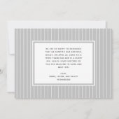 Unsere neue einfache Foto-Mitteilung des Einladung (Rückseite)