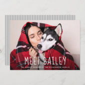 Unsere neue einfache Foto-Mitteilung des Einladung (Vorne/Hinten)