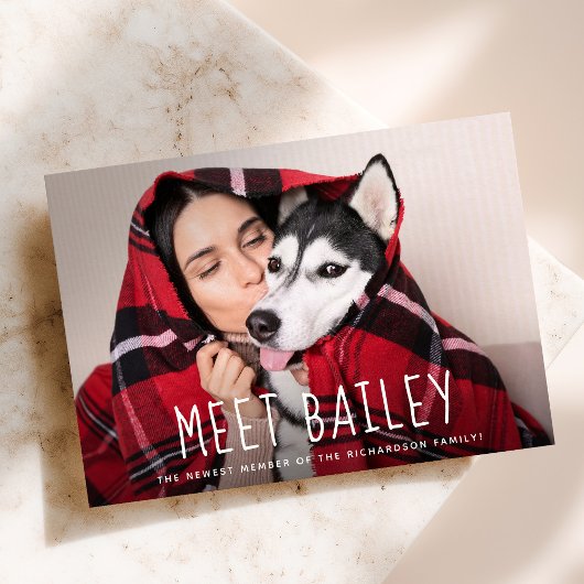 Unsere neue einfache Foto-Mitteilung des Einladung