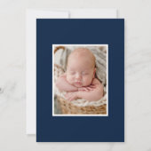 Unsere neue Liebe Skript Foto Geburtsankündigung Ankündigung (Rückseite)