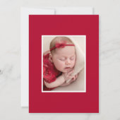 Unsere neue Liebe Skript Foto Geburtsankündigung Ankündigung (Rückseite)