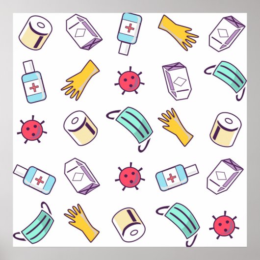 Unsere neue Realität, die für eine Pandemie notwen Poster (Vorne)