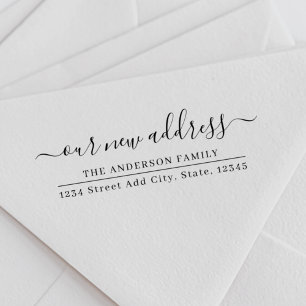 Unsere neue Rücksendeadresse zur Adressverschiebun Permastempel