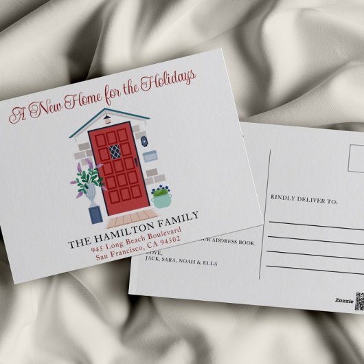 Unsere neue Weihnachtsankündigung auf der Zuhause Postkarte