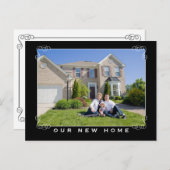 Unsere neue Zuhause & Address Foto Postkarte (Vorne/Hinten)
