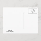 Unsere neue Zuhause-Adresskarte Ankündigungspostkarte (Rückseite)