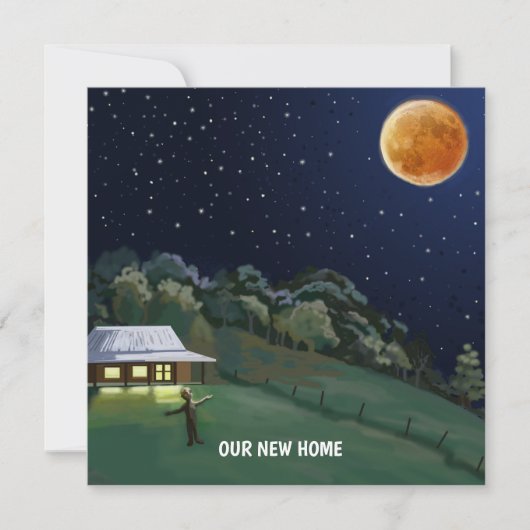 Unsere neue Zuhause Ankündigung (Vorderseite)