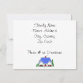 Unsere neue Zuhause-Ankündigung Ankündigung (Rückseite)