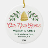 Unsere neue Zuhause | Ankündigung der Beförderung Keramik Ornament (Vorne)