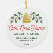 Unsere neue Zuhause | Ankündigung der Beförderung Keramik Ornament (Hinten)