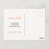 Unsere neue Zuhause - Ankündigung über die Bewegun Postkarte (Rückseite)