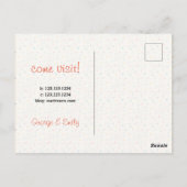 Unsere neue Zuhause - Ankündigung über die Bewegun Postkarte (Rückseite)