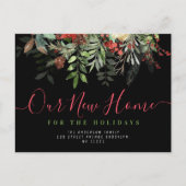 Unsere neue Zuhause-Skripte schreiben neue Zuhause Postkarte (Vorderseite)