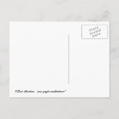 "Unsere neue Zuhause.." Vogelhäuser Ankündigungspostkarte (Rückseite)