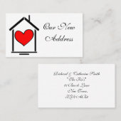 UNSERE NEUEN ADRESSEN-VISITENKARTEN VISITENKARTE (Vorne/Hinten)