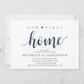 Unsere neuen Zuhause-, Party Einladungen- und Wohn Einladung (Vorderseite)