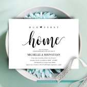 Unsere neuen Zuhause-, Party Einladungen- und Wohn Einladung