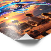 Unsere Ozean-Fantasie - Fotodruck (Ecke)
