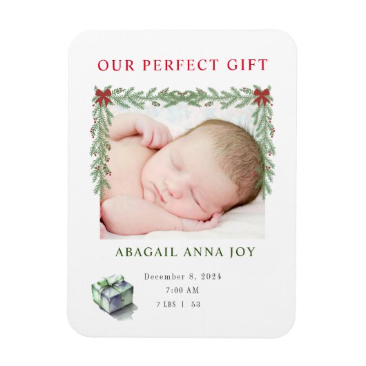 Unsere perfekte Geschenkansage Magnet (Vertikal)