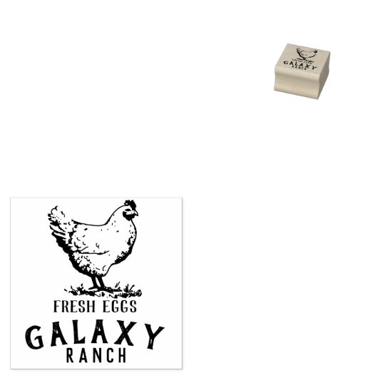 Unsere Personalisierte Briefmarke frischen Eiers Gummistempel (Stempel)